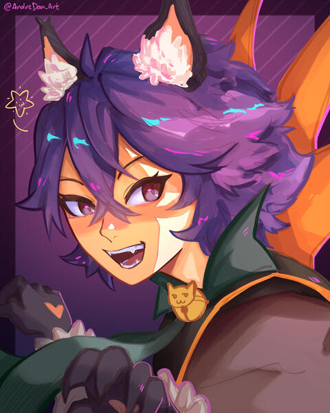 Ava Spookstar Portrait drawn by: @andredan_art