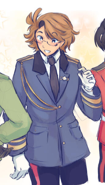 Aqult Military Uniform drawn by: @Polythesia